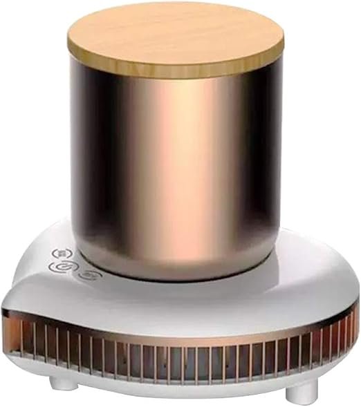 Smart Rapid Cooling Cup – Portable Instant Beverage Chiller, Compact Mini Cooling Appliance for Home and Office, Gold Finish